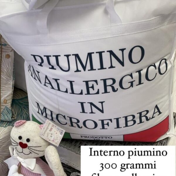 INTERNO PIUMINO FIBRA ANALLERGICA