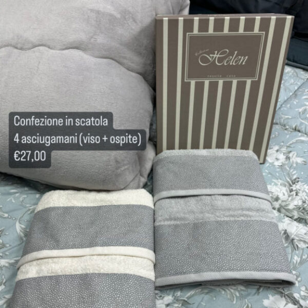 SET COPPIA ASCIUGAMANI